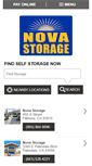 Mobile Screenshot of novastorage.com